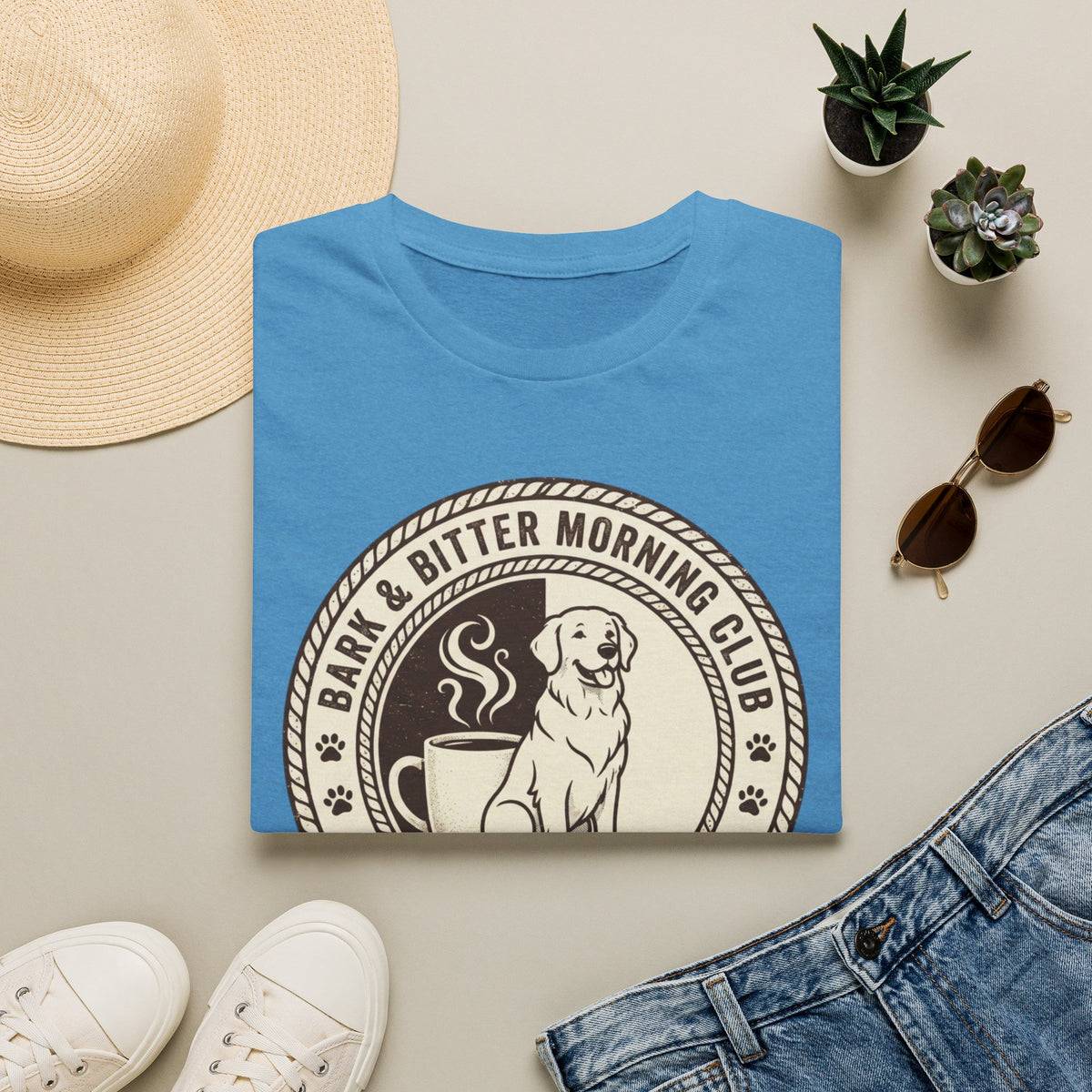 Bark & Bitter Morning Club Golden T-Shirt