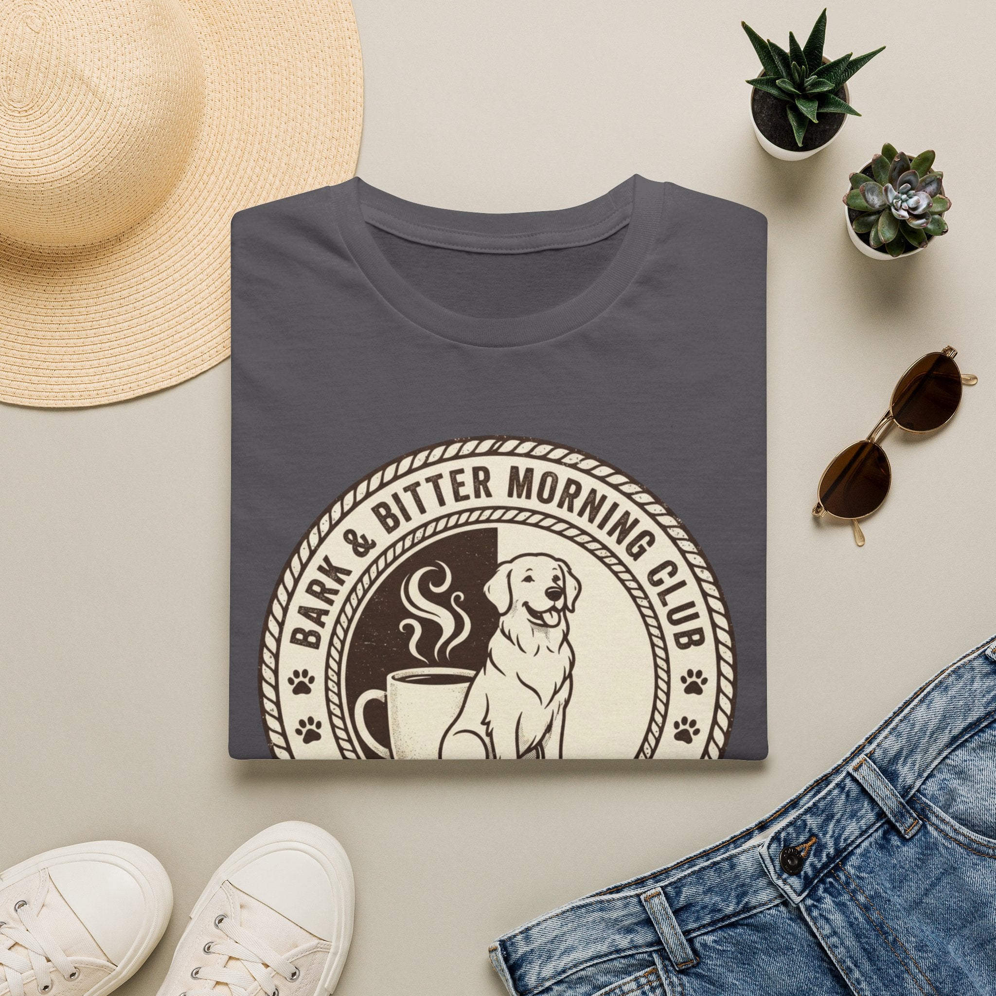 Bark & Bitter Morning Club Golden T-Shirt