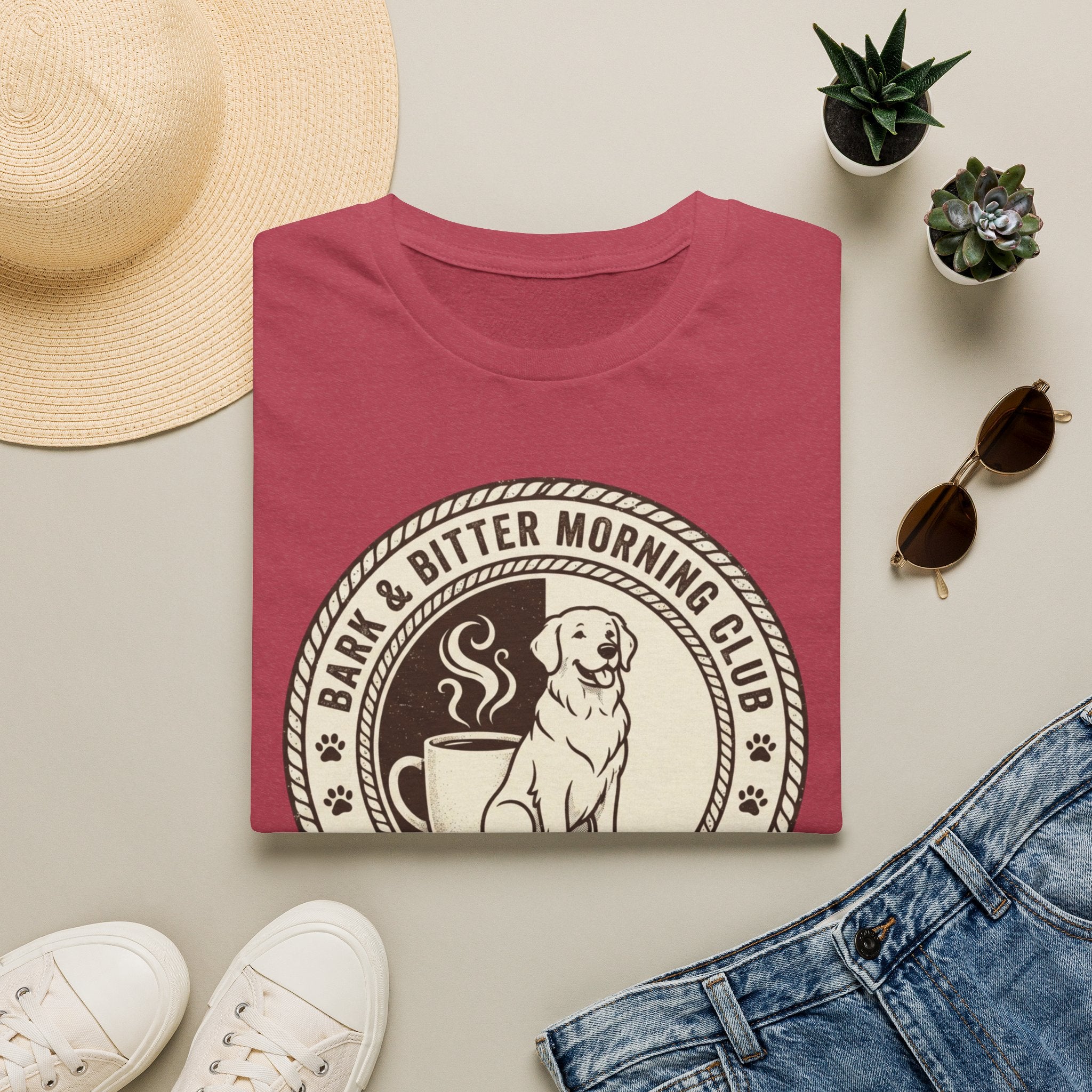 Bark & Bitter Morning Club Golden T-Shirt