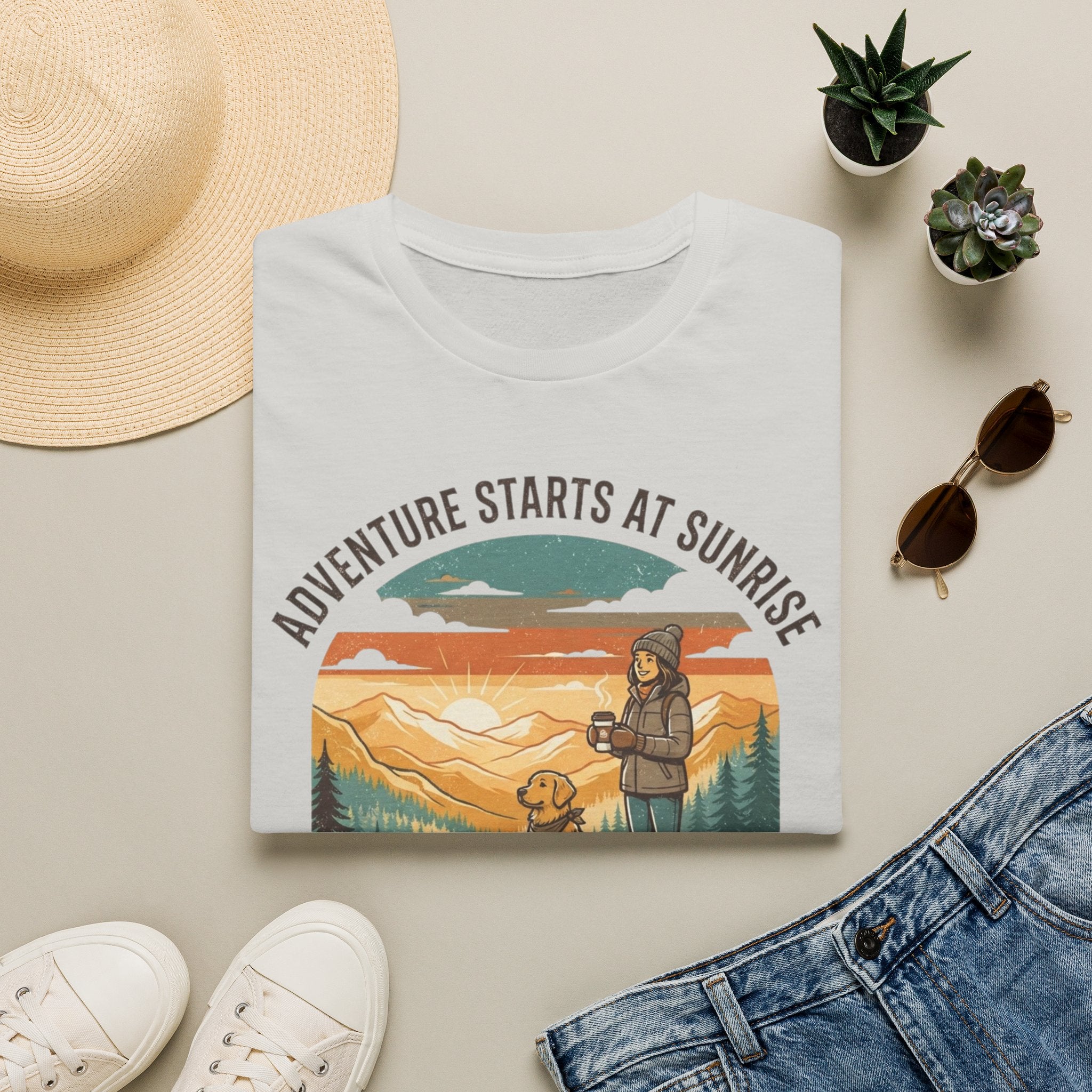 Adventure Starts at Sunrise T-Shirt