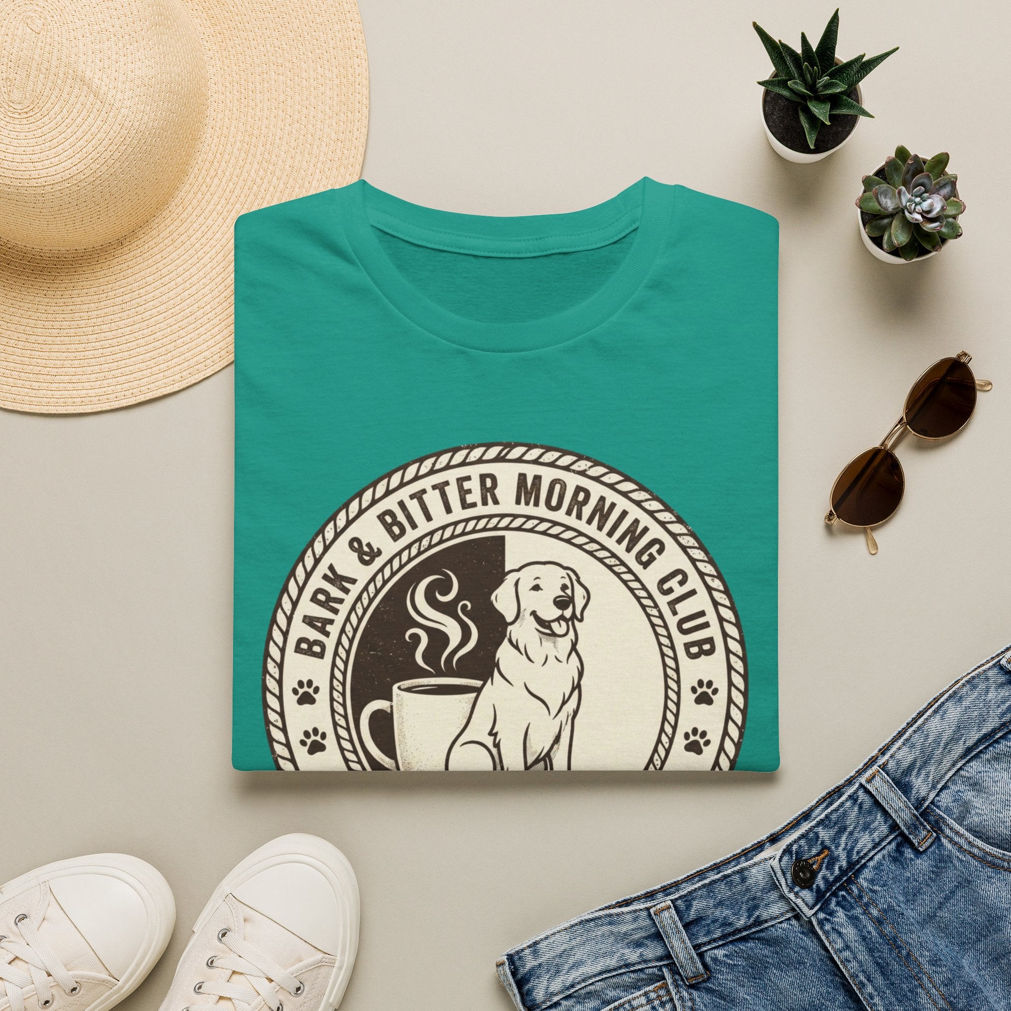 Bark & Bitter Morning Club Golden T-Shirt