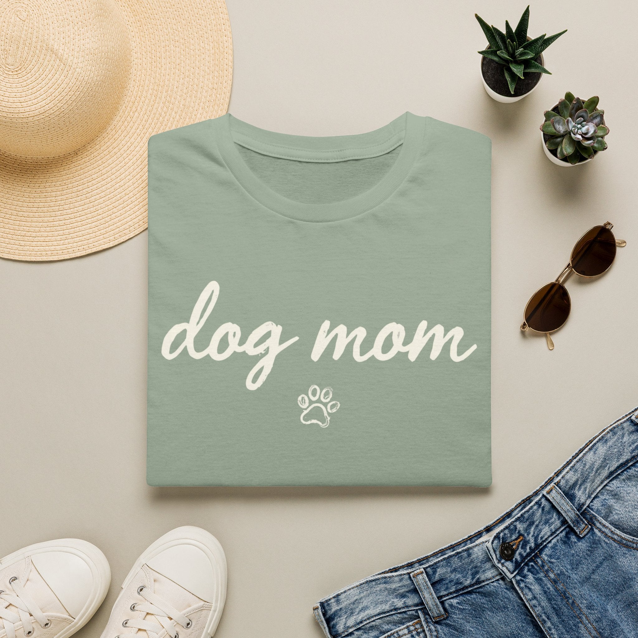 Dog Mom Paw T-Shirt