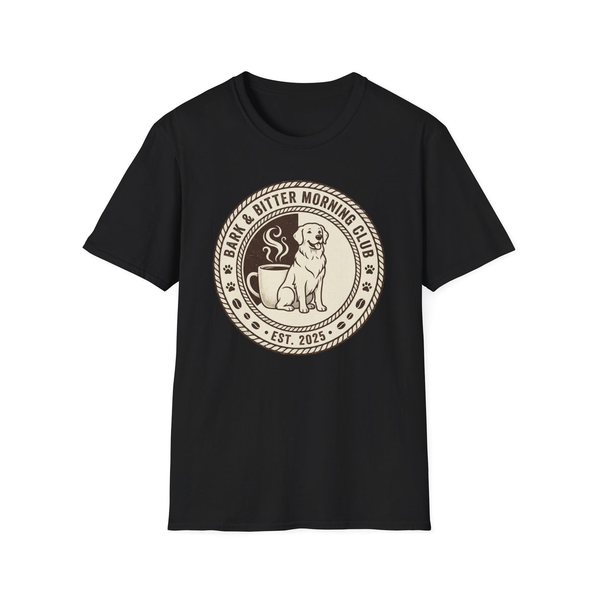 Bark & Bitter Morning Club Golden T-Shirt