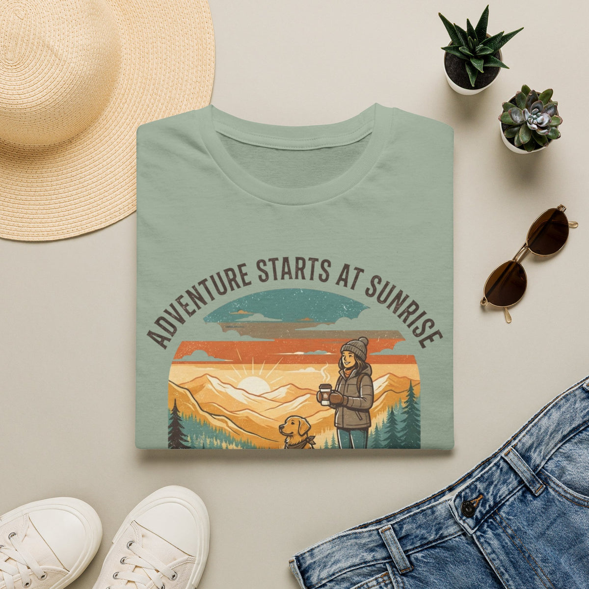 Adventure Starts at Sunrise T-Shirt