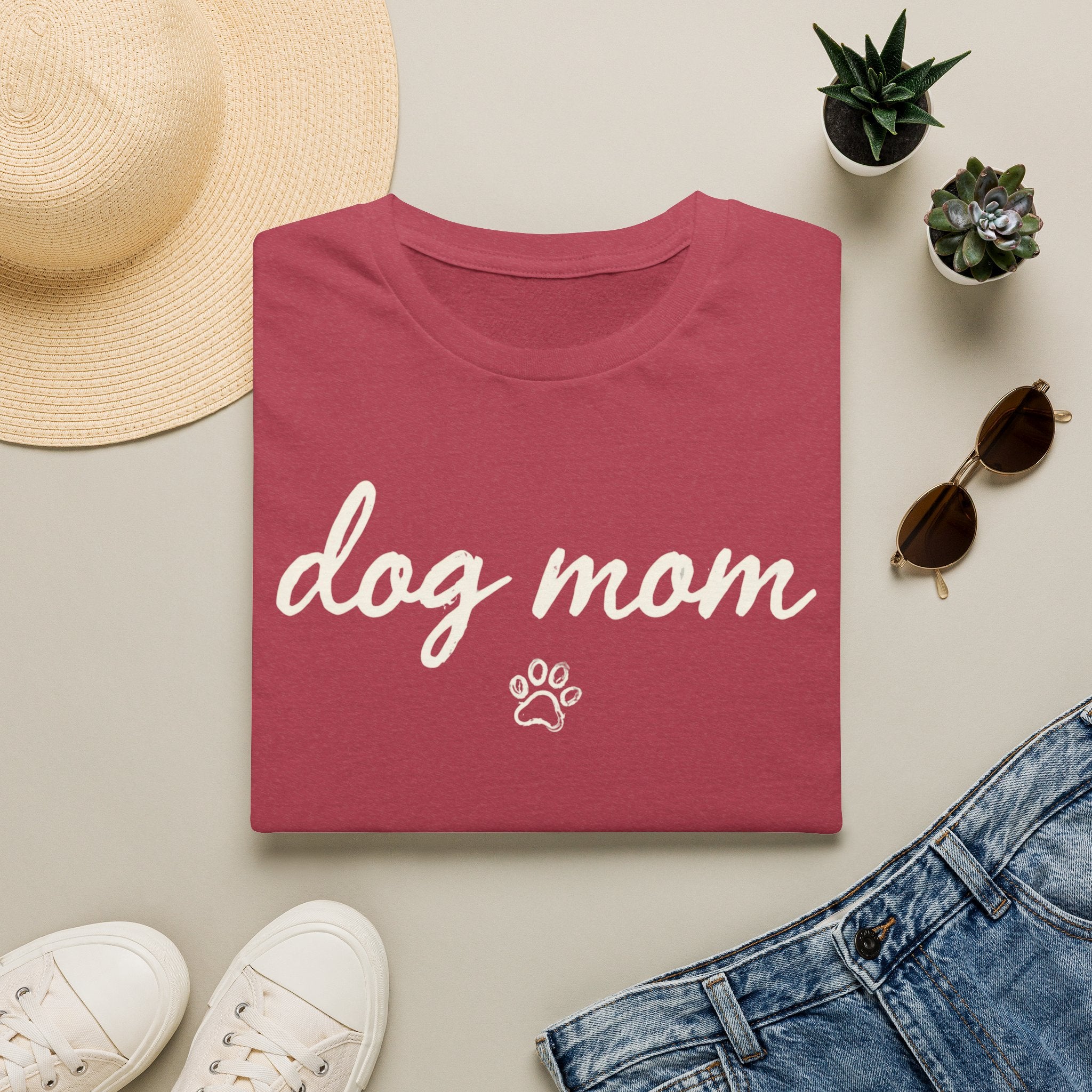 Dog Mom Paw T-Shirt