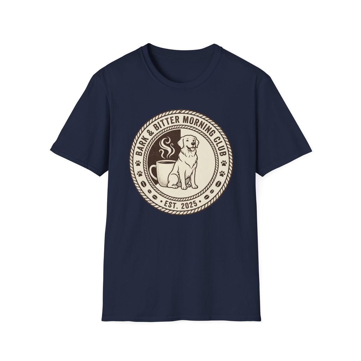 Bark & Bitter Morning Club Golden T-Shirt
