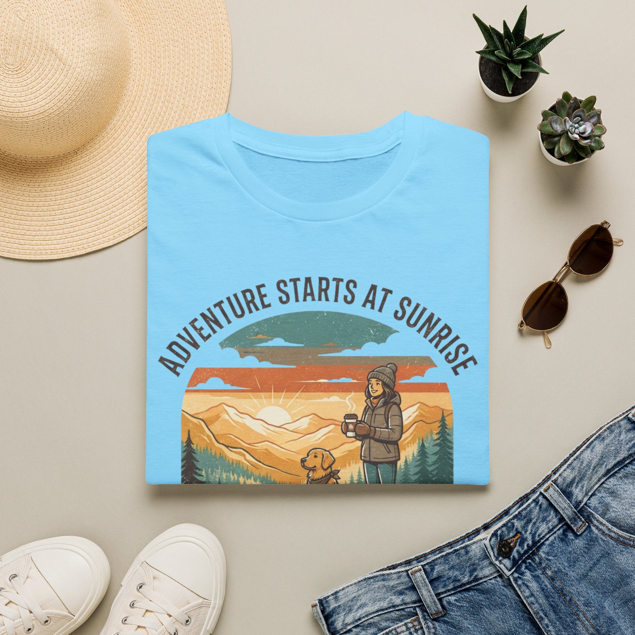 Adventure Starts at Sunrise T-Shirt