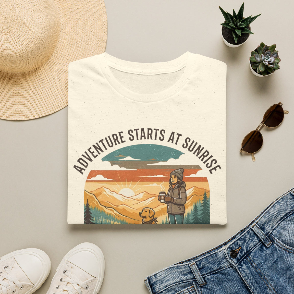 Adventure Starts at Sunrise T-Shirt