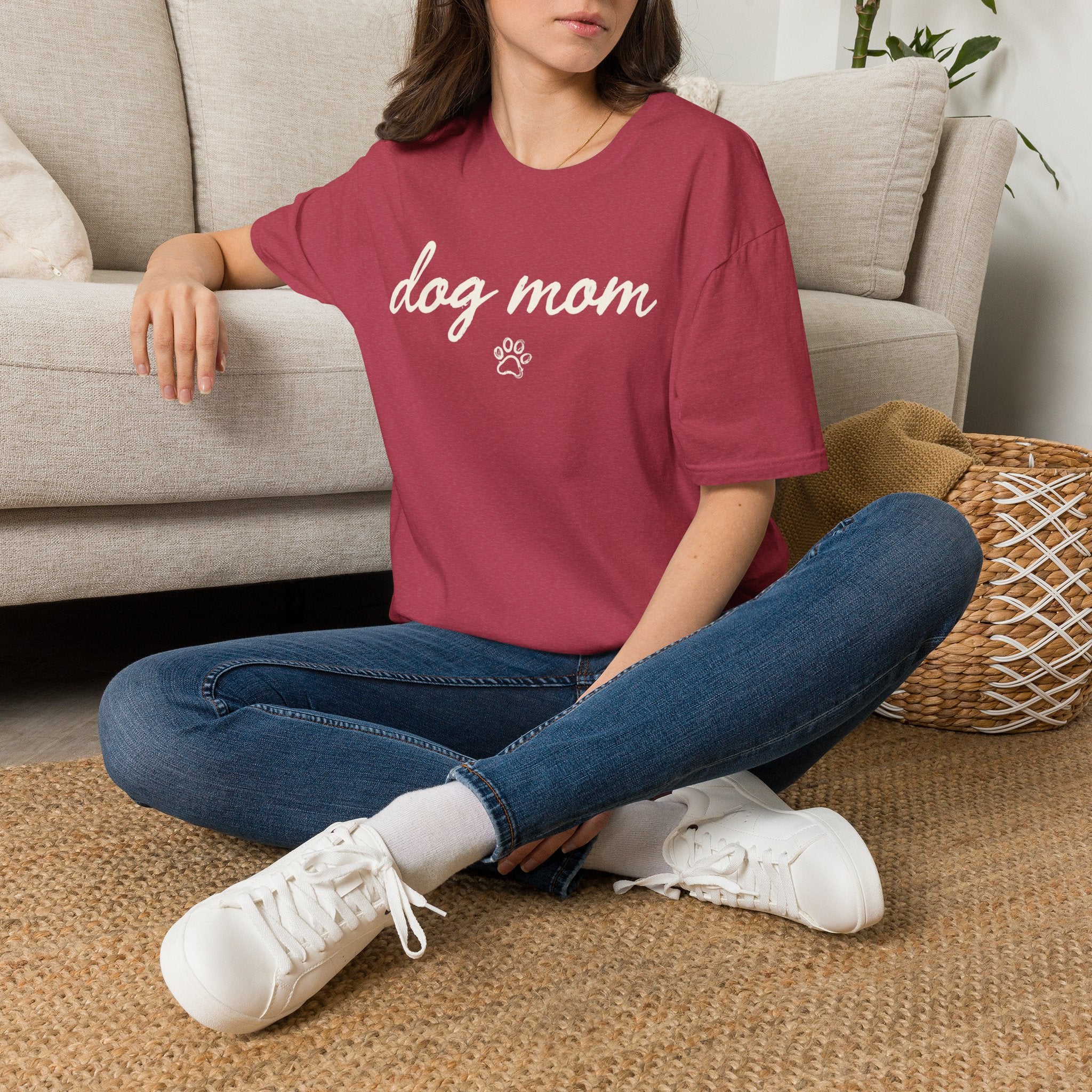 Dog Mom Paw T-Shirt