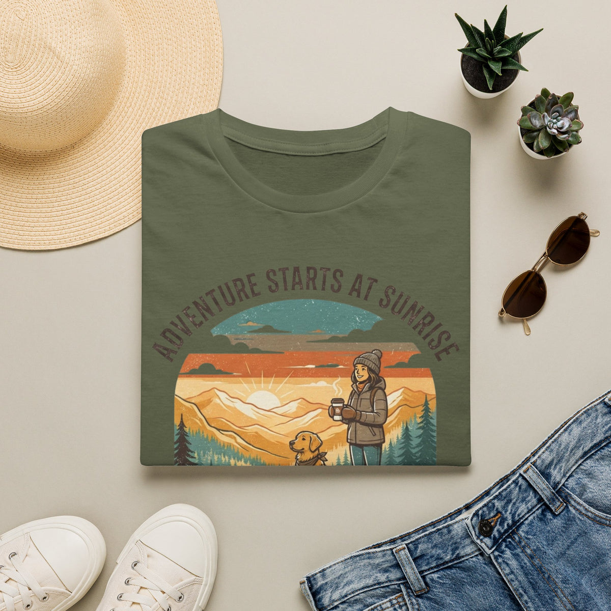 Adventure Starts at Sunrise T-Shirt